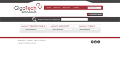 Desktop Screenshot of gigatechproducts.com